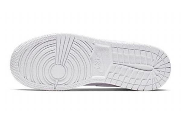 Nike Air Jordan 1 Mid Tops Bg Retro Koripallokengät Miehille Valkoinen