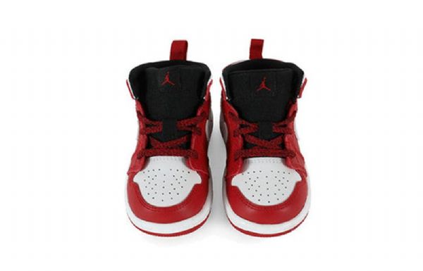 Nike Air Jordan 1 Mid Tops Bt Retro Koripallokengät Lapsille Punainen