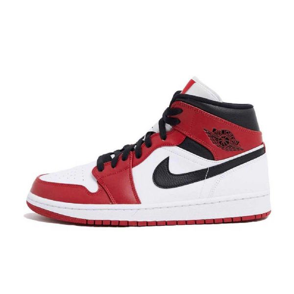 Nike Air Jordan 1 Mid Tops Chicago 2020 Miesten Kengät Punainen Valkoinen