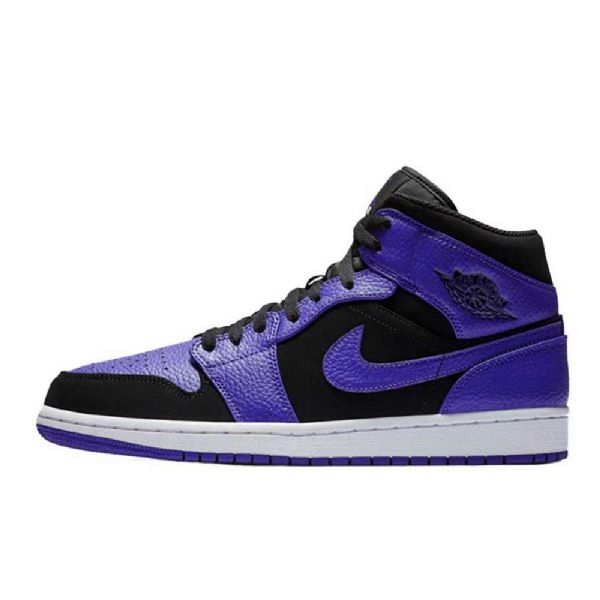 Nike Air Jordan 1 Mid Tops Concord Kengät Miehille Violetti Musta