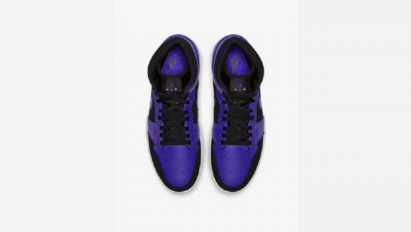 Nike Air Jordan 1 Mid Tops Concord Kengät Miehille Violetti Musta