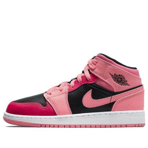 Nike Air Jordan 1 Mid Tops Gs Koripallokengät Miehille Coral