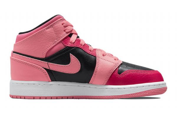 Nike Air Jordan 1 Mid Tops Gs Koripallokengät Miehille Coral