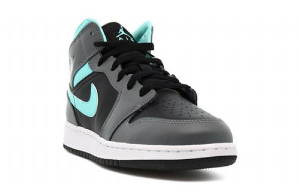 Nike Air Jordan 1 Mid Tops Gs Koripallokengät Miehille Harmaa