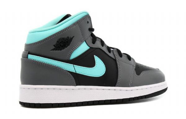 Nike Air Jordan 1 Mid Tops Gs Koripallokengät Miehille Harmaa