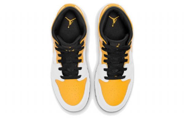 Nike Air Jordan 1 Mid Tops Gs Koripallokengät Miehille Kultaa