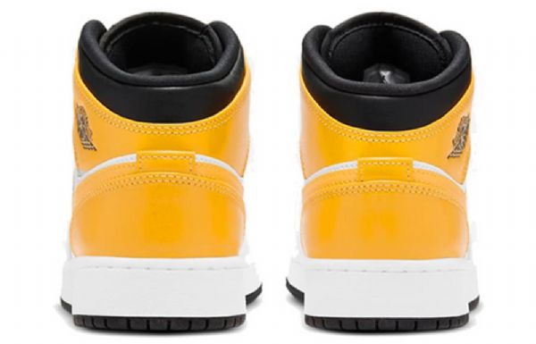 Nike Air Jordan 1 Mid Tops Gs Koripallokengät Miehille Kultaa