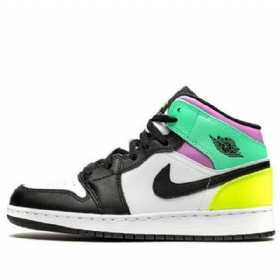 Nike Air Jordan 1 Mid Tops Gs Koripallokengät Miehille Monivärinen