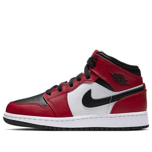 Nike Air Jordan 1 Mid Tops Gs Koripallokengät Miehille Musta