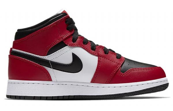 Nike Air Jordan 1 Mid Tops Gs Koripallokengät Miehille Musta