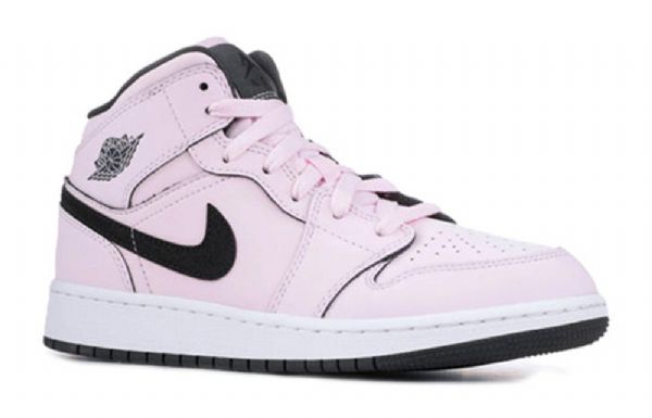 Nike Air Jordan 1 Mid Tops Gs Koripallokengät Miehille Pinkki