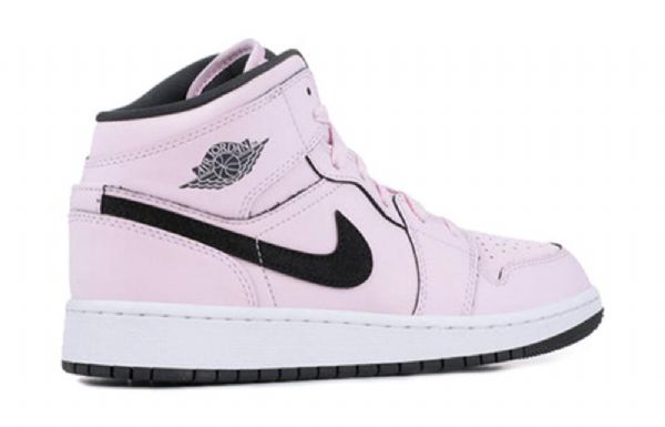 Nike Air Jordan 1 Mid Tops Gs Koripallokengät Miehille Pinkki