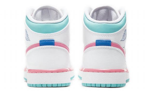 Nike Air Jordan 1 Mid Tops Gs Koripallokengät Miehille Pinkki