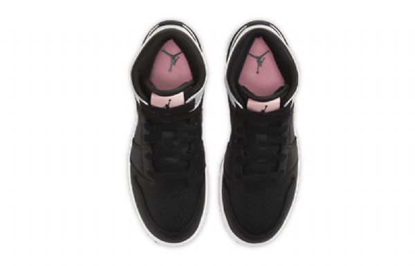 Nike Air Jordan 1 Mid Tops Gs Koripallokengät Miehille Pinkki Violetti