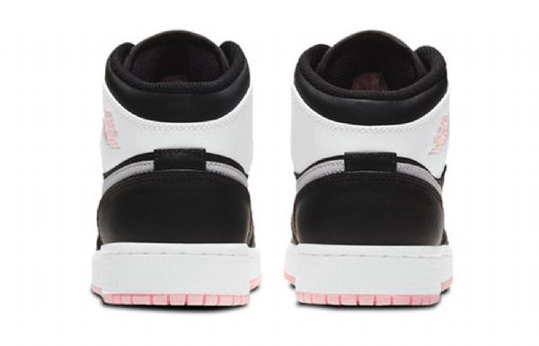Nike Air Jordan 1 Mid Tops Gs Koripallokengät Miehille Pinkki Violetti