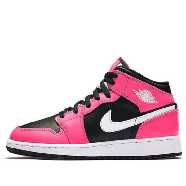 Nike Air Jordan 1 Mid Tops Gs Koripallokengät Miehille Pinkkisicle