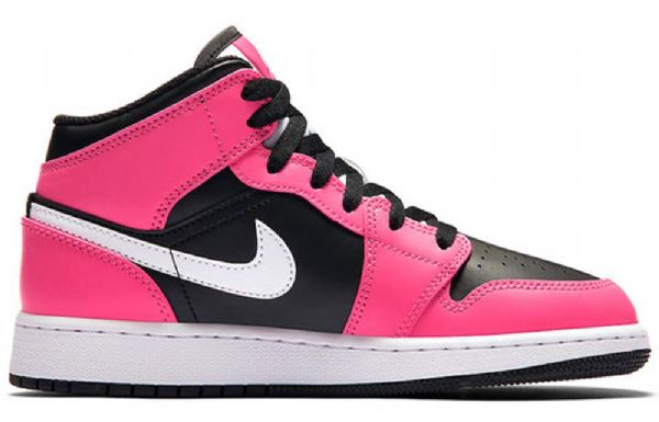 Nike Air Jordan 1 Mid Tops Gs Koripallokengät Miehille Pinkkisicle