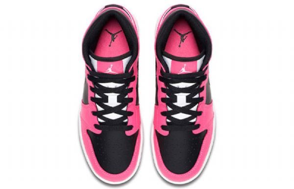 Nike Air Jordan 1 Mid Tops Gs Koripallokengät Miehille Pinkkisicle