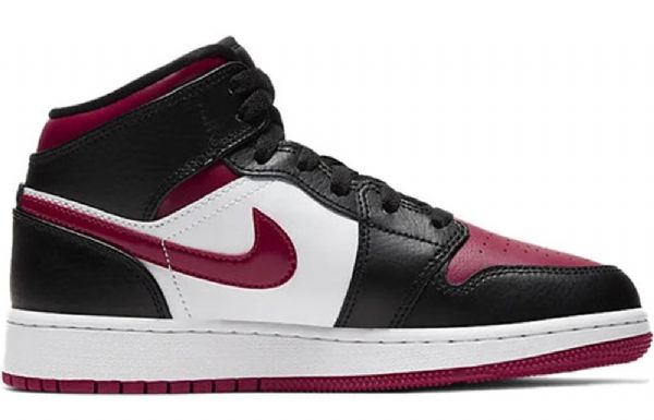 Nike Air Jordan 1 Mid Tops Gs Koripallokengät Miehille Punainen