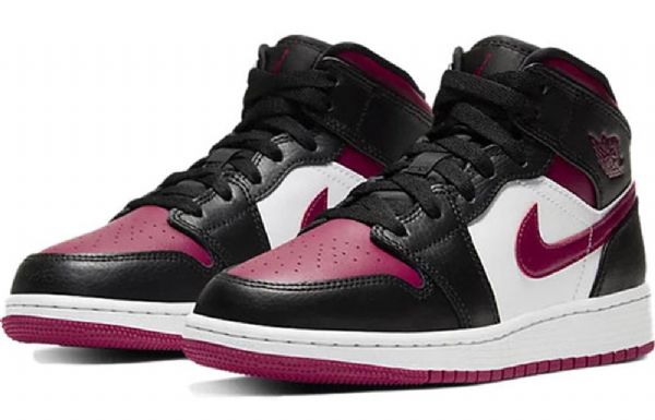 Nike Air Jordan 1 Mid Tops Gs Koripallokengät Miehille Punainen