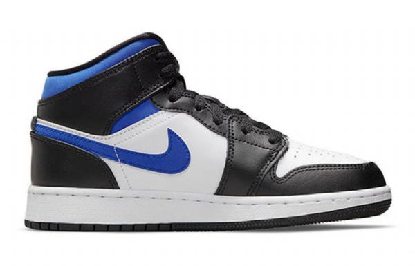 Nike Air Jordan 1 Mid Tops Gs Koripallokengät Miehille Sininen