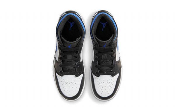 Nike Air Jordan 1 Mid Tops Gs Koripallokengät Miehille Sininen