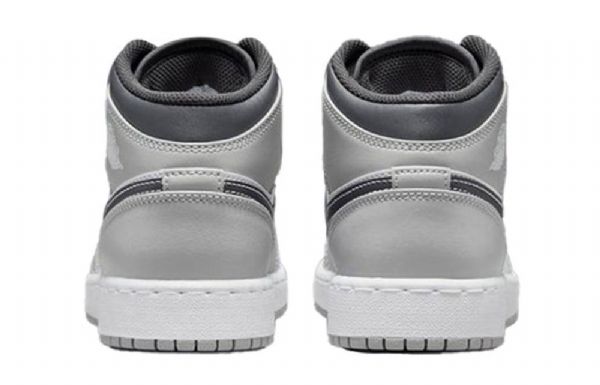Nike Air Jordan 1 Mid Tops Gs Koripallokengät Miehille Vaaleanharmaa