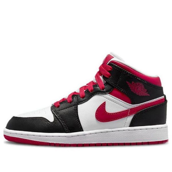 Nike Air Jordan 1 Mid Tops Gs Koripallokengät Miehille Valkoinen