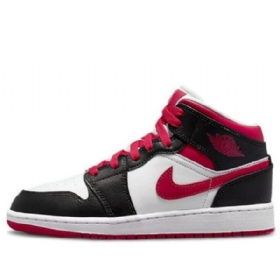 Nike Air Jordan 1 Mid Tops Gs Koripallokengät Miehille Valkoinen