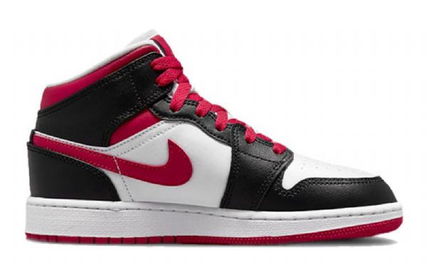 Nike Air Jordan 1 Mid Tops Gs Koripallokengät Miehille Valkoinen