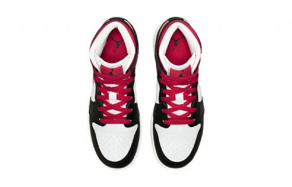 Nike Air Jordan 1 Mid Tops Gs Koripallokengät Miehille Valkoinen