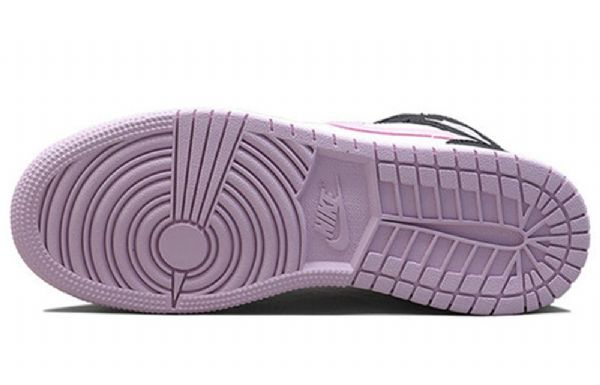 Nike Air Jordan 1 Mid Tops Gs Koripallokengät Miehille Valkoinen Vaaleanpunainen