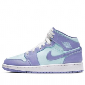 Nike Air Jordan 1 Mid Tops Gs Koripallokengät Miehille Violetti