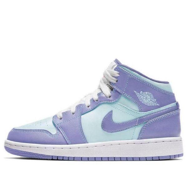 Nike Air Jordan 1 Mid Tops Gs Koripallokengät Miehille Violetti