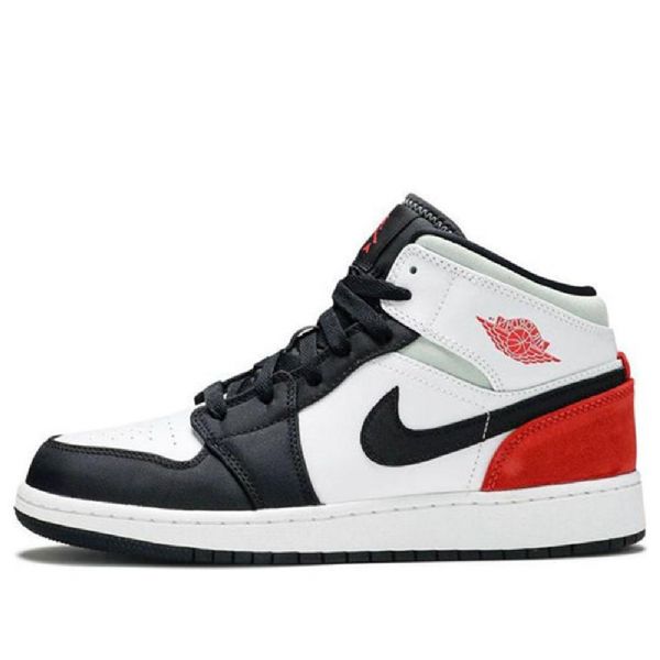 Nike Air Jordan 1 Mid Tops Gs Retro Koripallokengät Miehille Punainen Mint