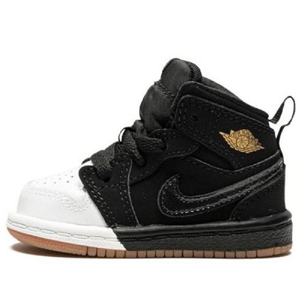 Nike Air Jordan 1 Mid Tops Gt Retro Koripallokengät Lapsille Kultaa