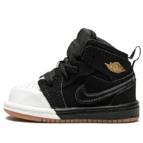 Nike Air Jordan 1 Mid Tops Gt Retro Koripallokengät Lapsille Kultaa
