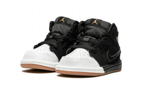 Nike Air Jordan 1 Mid Tops Gt Retro Koripallokengät Lapsille Kultaa