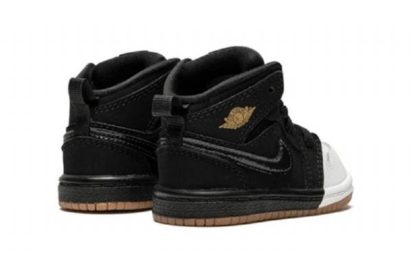 Nike Air Jordan 1 Mid Tops Gt Retro Koripallokengät Lapsille Kultaa