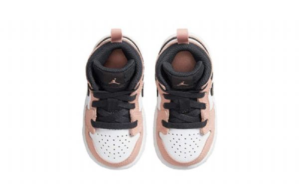Nike Air Jordan 1 Mid Tops Gt Retro Koripallokengät Lapsille Vaaleanpunainen