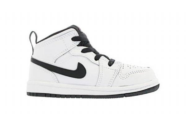 Nike Air Jordan 1 Mid Tops Gt Retro Koripallokengät Lapsille Valkoinen Fuksia