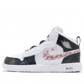 Nike Air Jordan 1 Mid Tops Kaikki Se Ps Retro Koripallokengät Miehille Valkoinen Musta