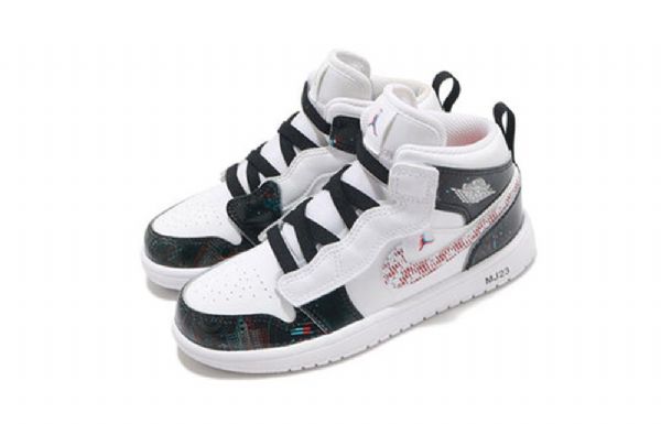 Nike Air Jordan 1 Mid Tops Kaikki Se Ps Retro Koripallokengät Miehille Valkoinen Musta
