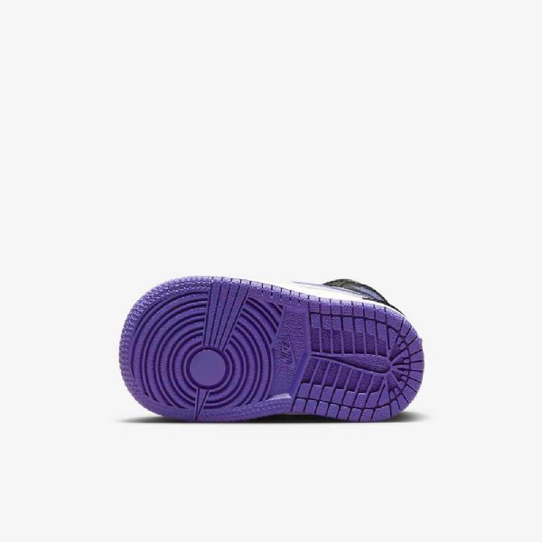 Nike Air Jordan 1 Mid Tops Kengät Lapsille Keltainen Musta