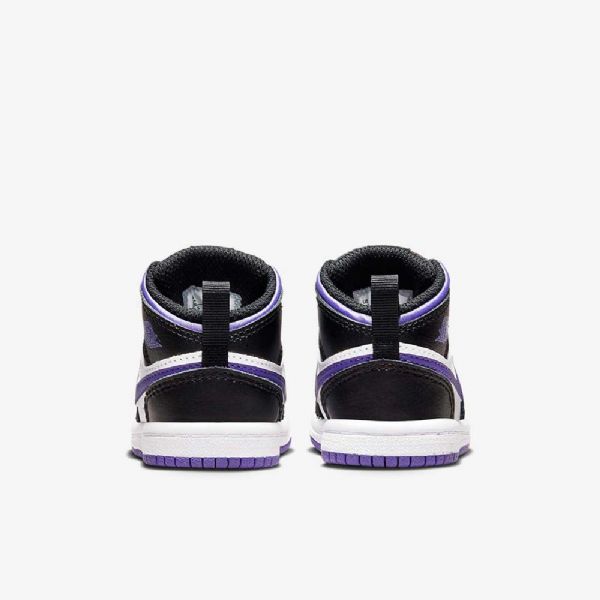 Nike Air Jordan 1 Mid Tops Kengät Lapsille Keltainen Musta