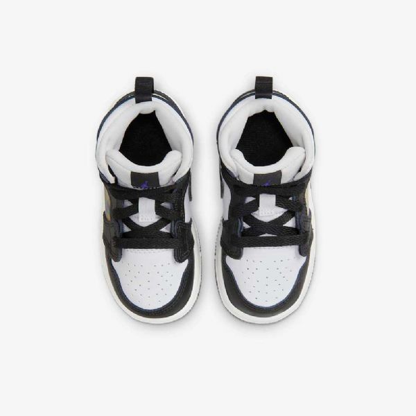 Nike Air Jordan 1 Mid Tops Kengät Lapsille Musta Punainen Tumma