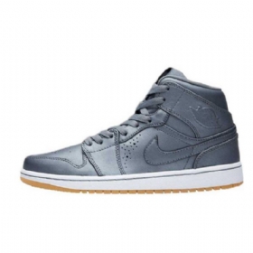 Nike Air Jordan 1 Mid Tops Kengät Miehille Harmaa