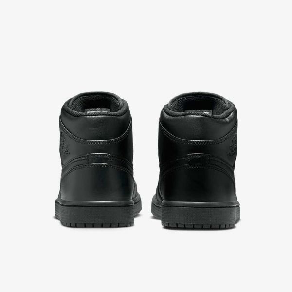Nike Air Jordan 1 Mid Tops Kengät Miehille Musta