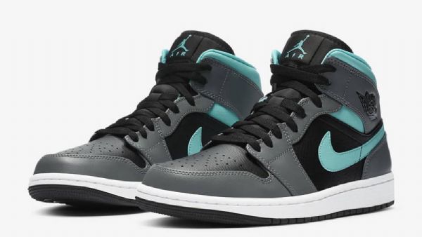 Nike Air Jordan 1 Mid Tops Kengät Naisille Harmaa