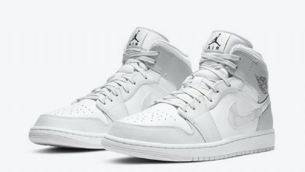 Nike Air Jordan 1 Mid Tops Kengät Naisille Harmaa Naamiointi